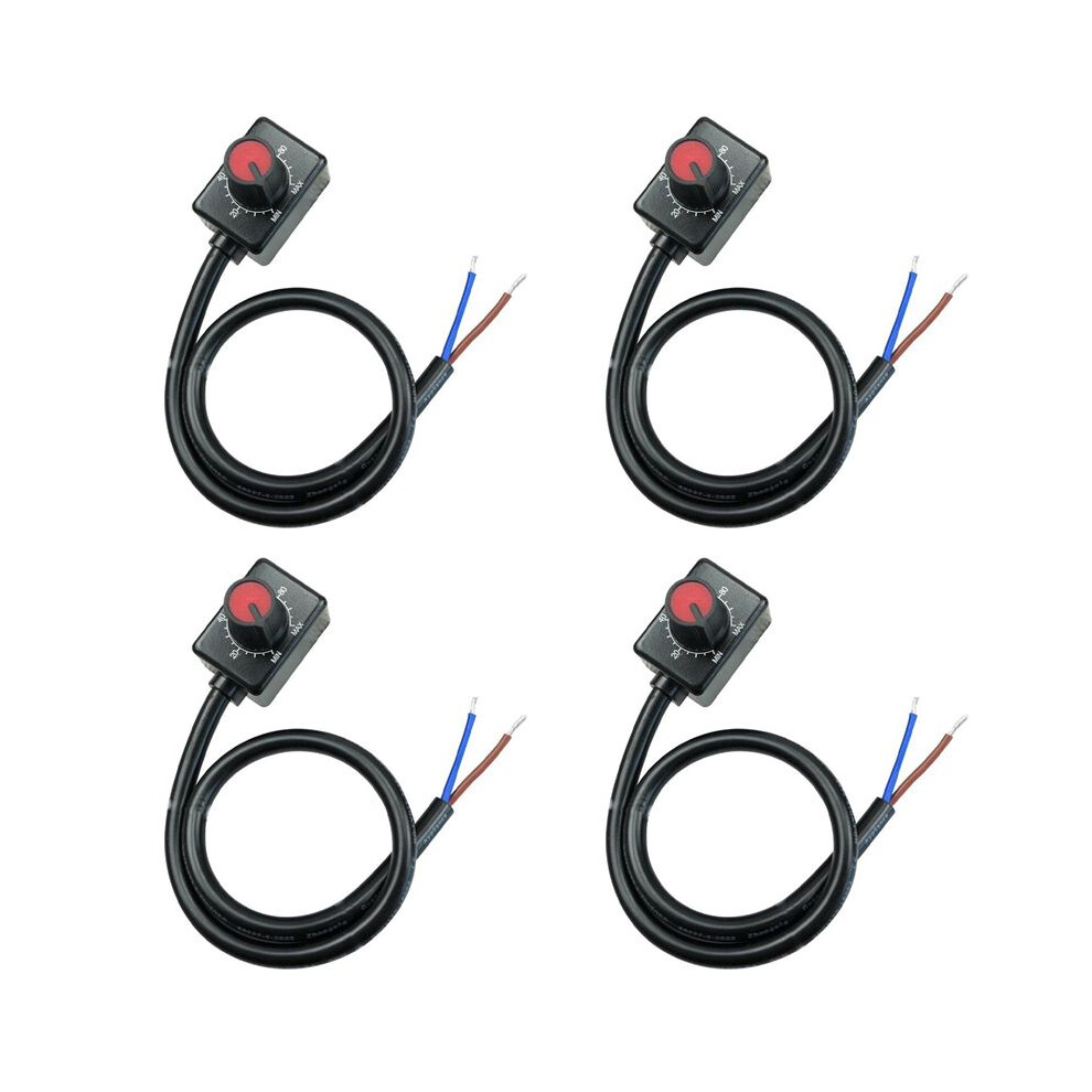 0/1-10V Knob Led Dimmer, Low Voltage Passive Dimmer Pwm Dimming For 0-10V Or 1-10V Dimmable Electronic Led Driver 4Pc 6033119945324