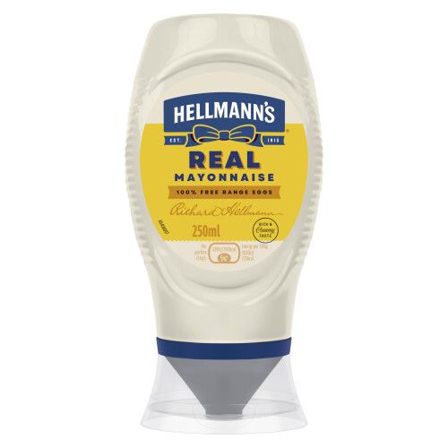 Hellmann's Real Squeezy Mayonnaise 250ml
