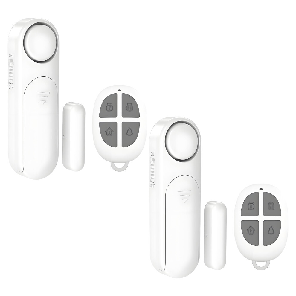 Abs Window Alarms Peel & Stick 2 Pcs 0.4X0.07x1.18 In 9023022950154