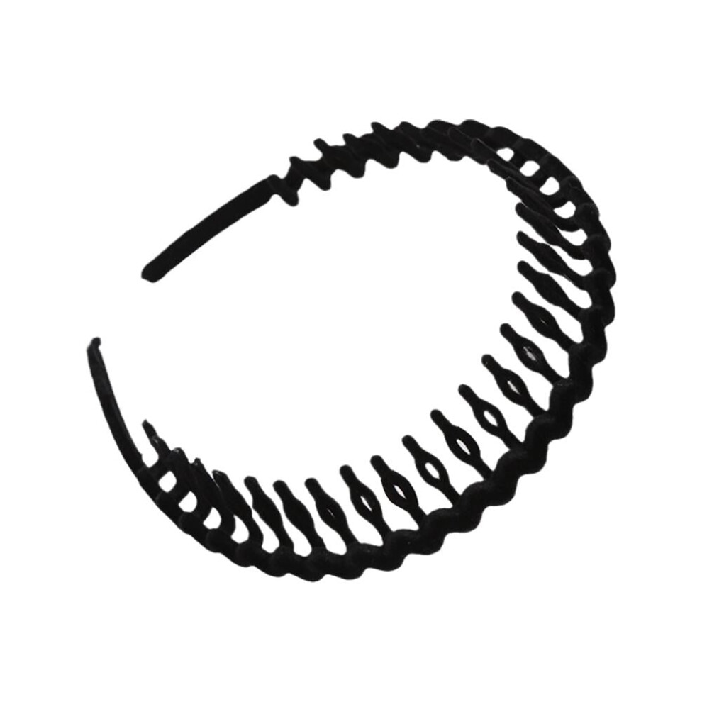Women's Flocked Toothed Hair Hoop - 1 Piece