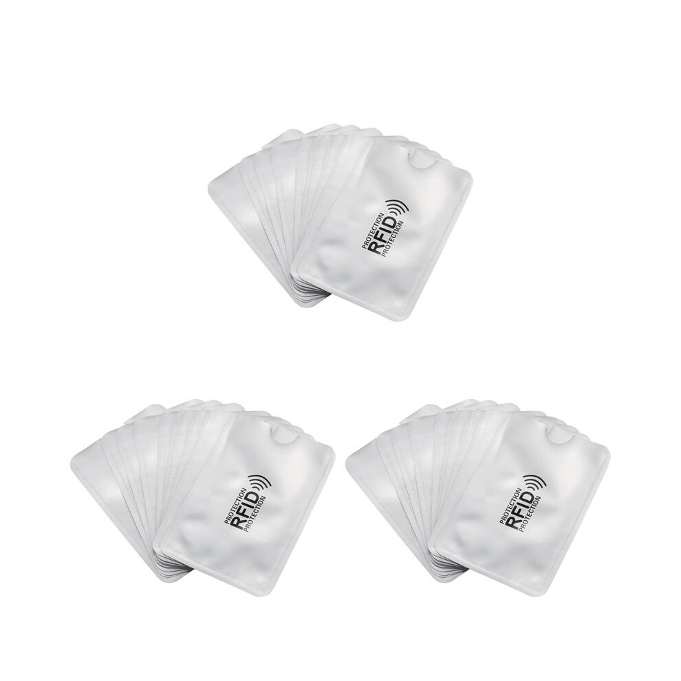 30Pcs Aluminum Foil Anti-Degaussing Card Cover Rfid Shielding Bag Nfc Credit Card Anti-Theft Brush Id Card Protector 6031960163904