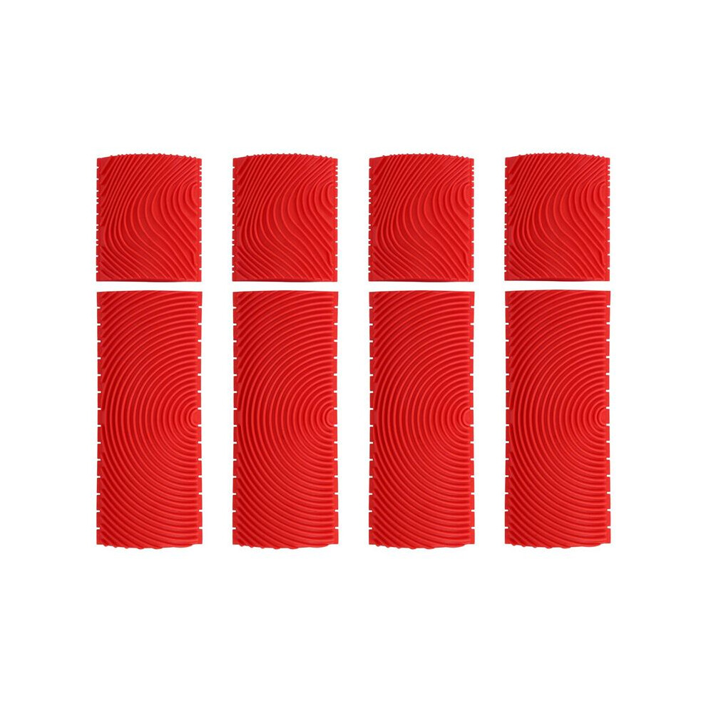 8Pcs 3 Inch 6 Inch Imitation Wood Grain Paint Roller Brush Wall Painting Tool Sets Wall Texture Art Painting Tool Set 6032695533550
