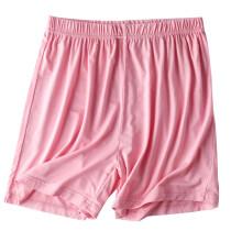 Naisten puuvillaiset rennot shortsit joustavalla vyötäröllä Pink3XL