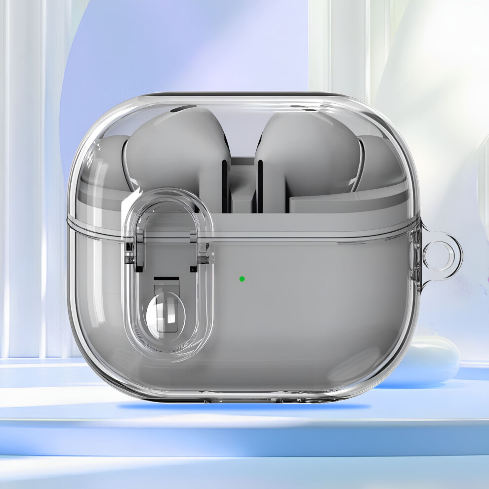 Galaxy Buds 3 And Buds 3 Pro Clear Tpu Case With Carabiner 9023022943446