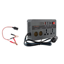 Onduleur Universel pour Voiture 300 W, 12 V Ă 220 V, Double Sortie, Charge Rapide USB + TYPEC
