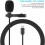 USB Typ C Clip-On Mikrofon för Dator Svart 2m 7