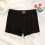 Mädchen-Sommershorts mit Mückenschutz, schwarz, Größe 14 2