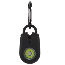 Personal Alarm Emergency Safety Device with LED Light Black