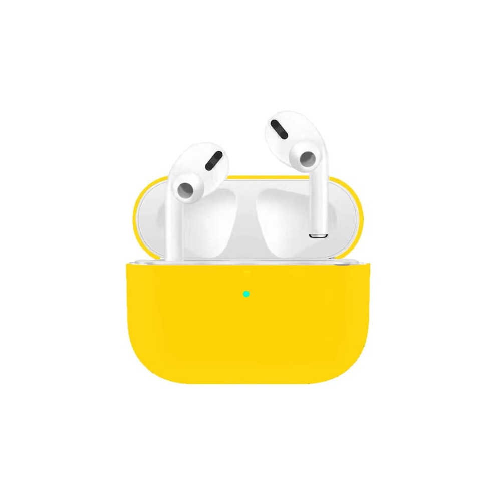 Airpods Pro Compatible Silicone Case Yellow 940684271771