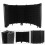 Zwarte microfoonhoes voor microfoonstatief, 25,5 x 69 cm, 1 set 1