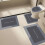 Ensemble de tapis de bain absorbants, à séchage rapide et antidérapants (4 pièces) 4