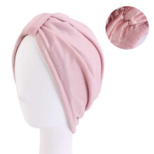 Satin Sleep Cap Turban Pink One Size