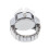 2X White  Round Dial Finger Ring Quartz Watch for Lady 3