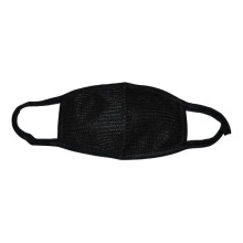 Face Mask Black Double Pack One Size