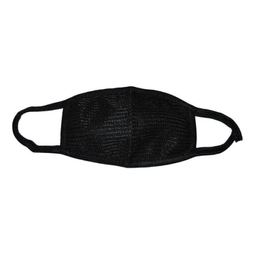 Face Mask Black Double Pack One Size