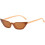 Γυαλιά ηλίου Cat Eye Γυναικεία Vintage Πορτοκαλί UV400 1