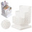 Pen and Pencil Holder with 3 Compartments White 1