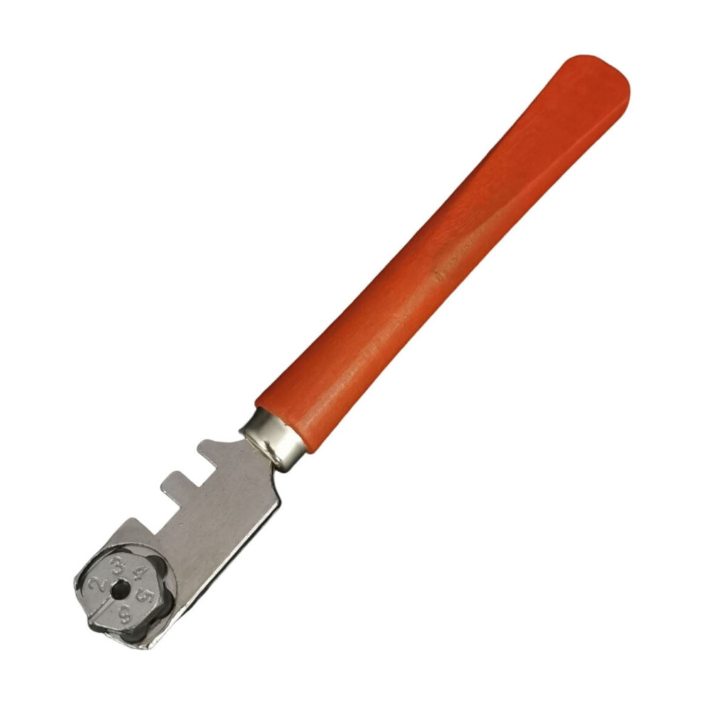 Glass Cutter With Wood Handle And Six Wheels 9178400515200