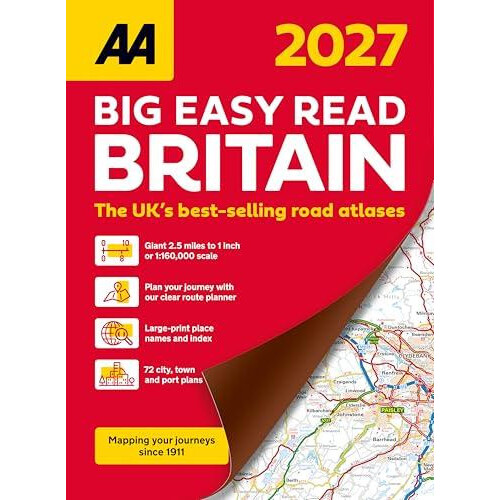 AA Big Easy Read Atlas Britain 2027 Other Book