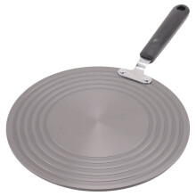 Värmediffusor för gasspis, glashäll, upptiningsbricka i aluminium, snabbupptiningsplatta för fryst kött (9,4 tum)