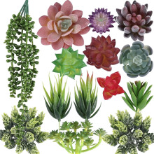 Plantas suculentas artificiales Muchenggift (14 unidades)