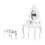 Wooden Dressing Table with Stool and Drawers 1