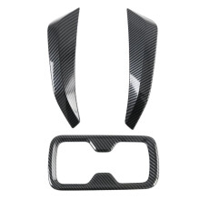 1set Water Cup Holder Protector Frame&Center Console Instrument Panel Decor Cover for Navara NP300 2016-2019