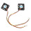 20 Pcs 3 Pin 40mm Square PC Computer Cooling Fan  12V Black 2