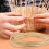 Yellow bamboo strips for basket weaving 100 pcs 6