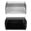 Stainless Steel Bread Bin Roll Top Large Capacity Black 4