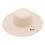 Women's Classic Felt Fedora Hat Wide Brim 6