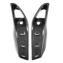 Front Fog Lamp Trim Cover Air Vent Grill Frame Carbon Fiber Decoration Cover for X5M F85 X6M F86 2015 -2019