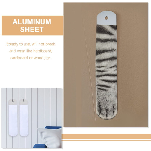 Straight Sock Sublimation Jig Heat Transfer Tool 4 pcs 1