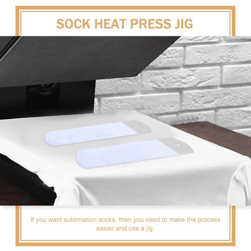 Straight Sock Sublimation Jig Heat Transfer Tool 4 pcs 2