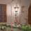 Solar Wind Chime Light Bronze Iron Hexagonal 51cm 1
