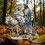 Nativity Scene Ground Ornament Set Religious Christmas 6