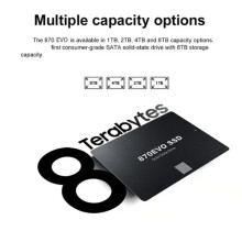 2025 New Scalable Upgrade 2TB Solid State Disk SSD 870 EVO with 1TB 2TB Internal HDD for Laptop and Desktop