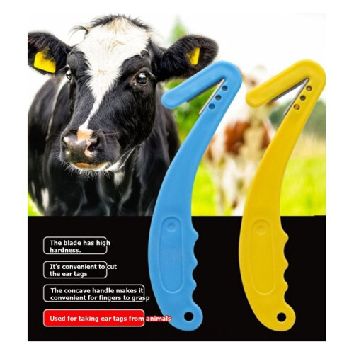 2-Pack Livestock Ear Tag Remover Tool Kit for Safe and Efficient Tag Removal 2