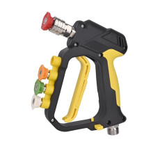 Hogedrukspuitpistool 5000 PSI, M22-ID14mm Inlaat 1/4" Snelkoppeling, Autowasgereedschap