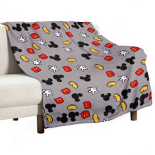 Mickey blanket ultra-soft flannel throw 50" x 70"