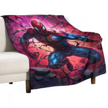 Spiderman blanket flannel plush 60x80 inches