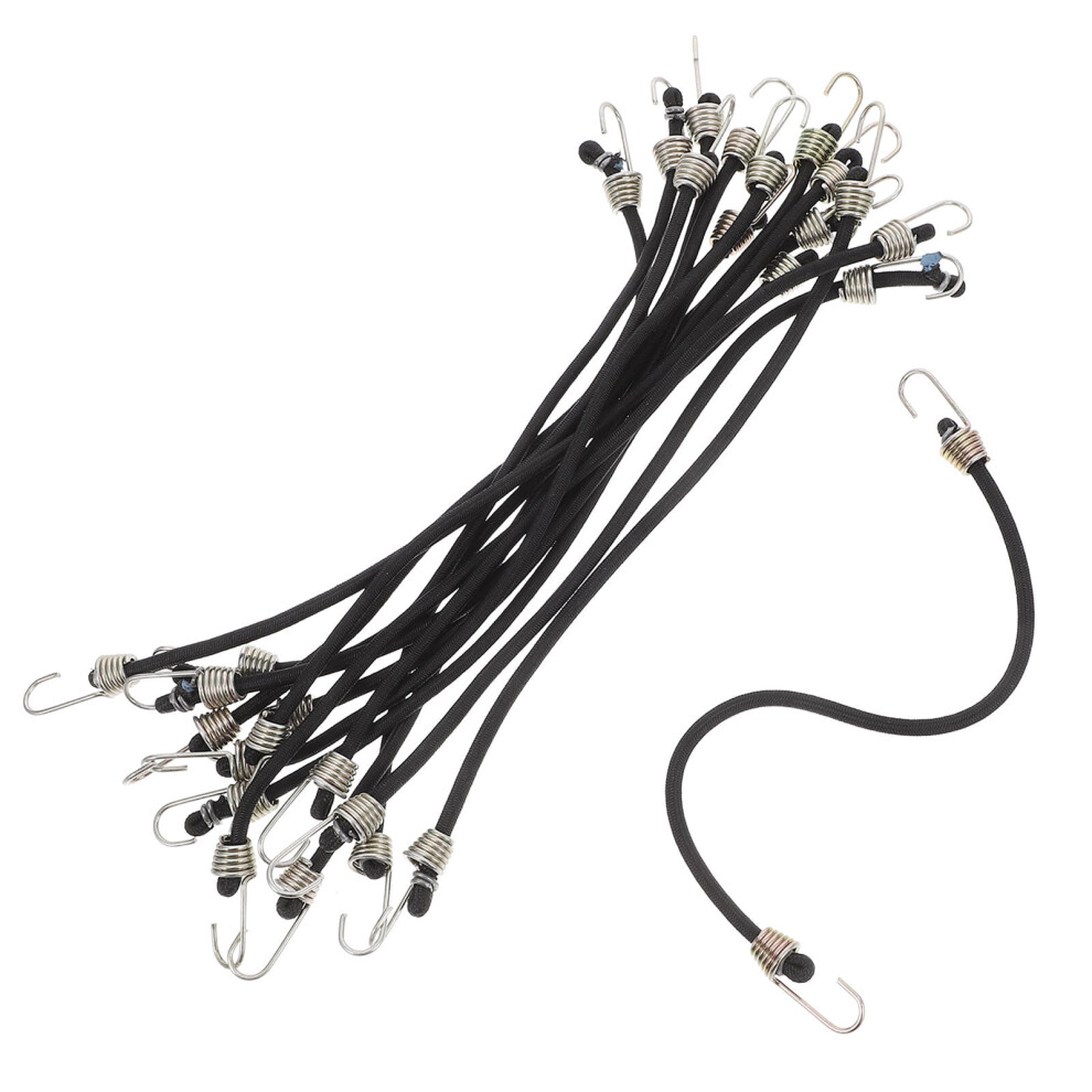 Wire Clips With Hooks 15 Pcs Black 952399332777