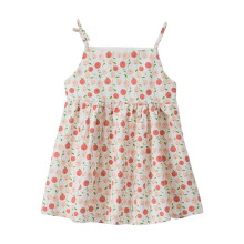 Ærmeløs tankkjole til piger, pink, rund hals, 3 år