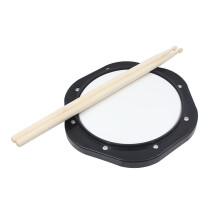 FRCOLOR 10-inch tunable drum practice pad with drumsticks