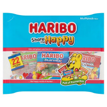 HARIBO Share the Happy 22 x 16g Mini Bags Party Multipack, 352g