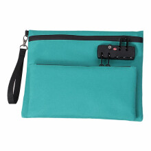Travel Money Bag with 3-Digit Combination Lock and Zipper