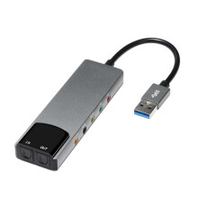USB External Sound Card with SPDIF In/Out 1pc