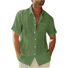 Men's Summer Gradient Short Sleeve Round Neck Tee