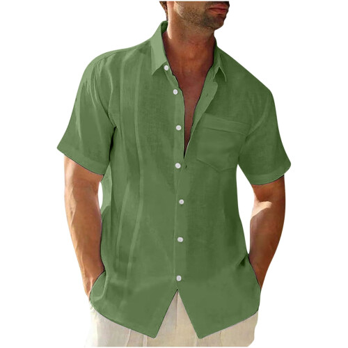 Men's Summer Gradient Short Sleeve Round Neck Tee