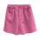 Løpeshorts for kvinner i elastisk bomullsdenim, kvart lengde 1